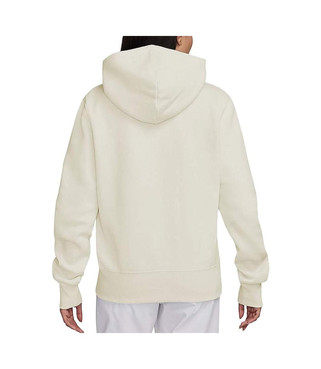 Sweat blanc femme nike nsw phnx-2