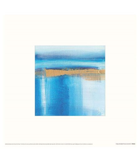 Joanna Srokol - Imprimé A DAY AT THE BEACH (Bleu) (30 cm x 30 cm) - UTPM4922