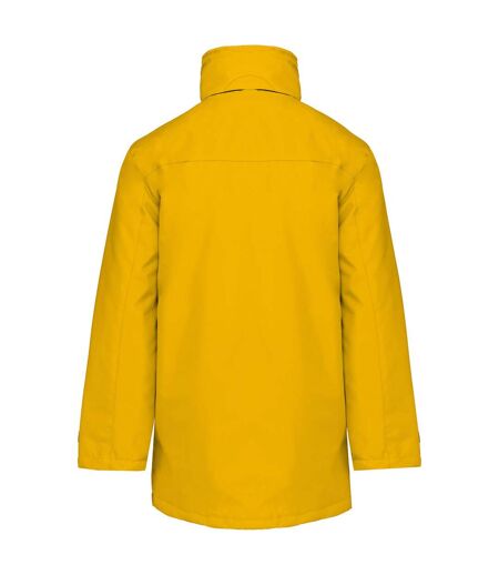 Kariban Mens Parka Performance Jacket (Yellow/Dark Grey)