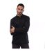 Mens Pirol Long-sleeved Polo Shirt Dark Blue Boss-1