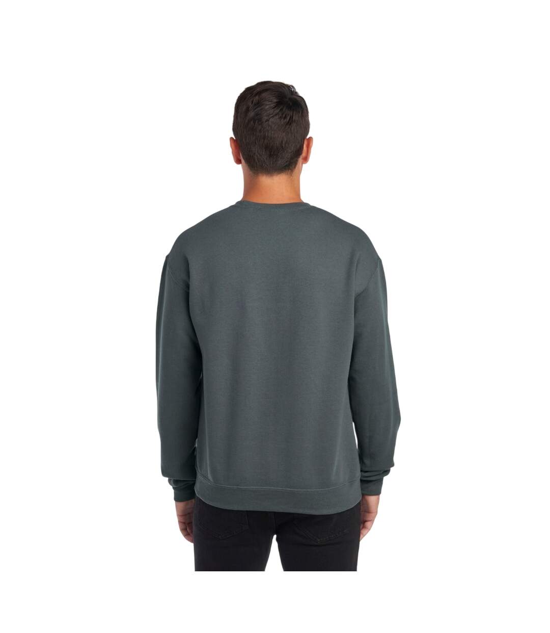 Sweat Adulte Gris Charbon Jerzees-3