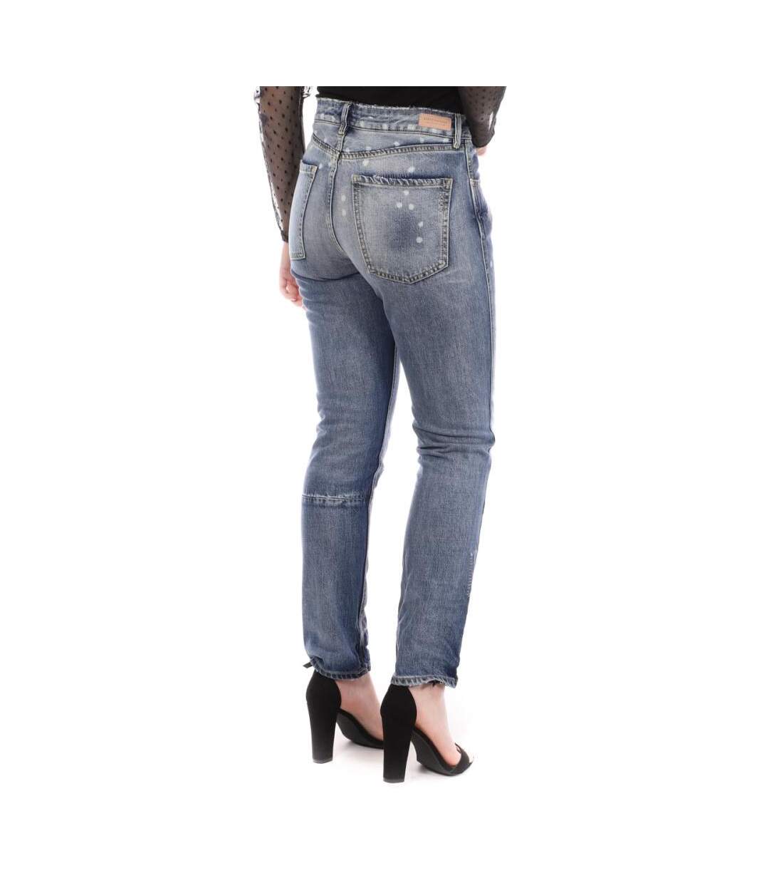 Jean Boyfriend Bleu délavé Femme Scotch & Soda Bandit - W25-L32