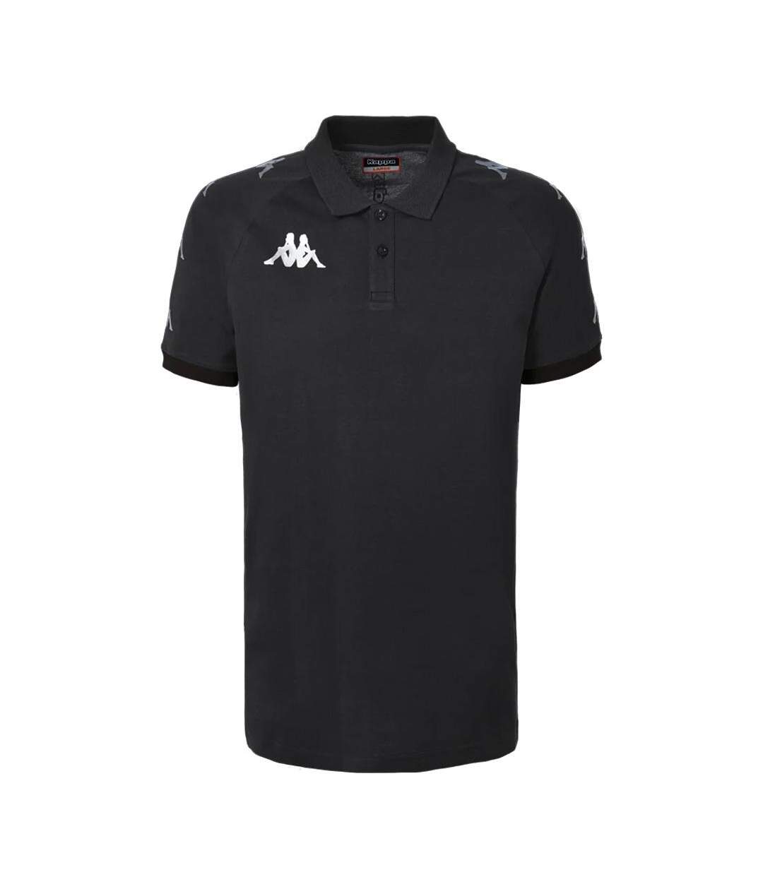 Polo noir homme kappa caldes - l-1