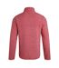 Mens Laramie Snow Marl Quarter Zip Fleece Tango Red Weird Fish-2