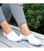4 Pr Socquettes Femme Bambou Respirantes Invisible-3