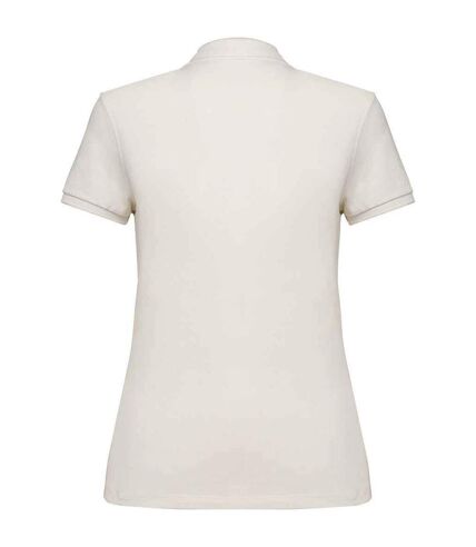 Polo femme blanc cassé Native Spirit