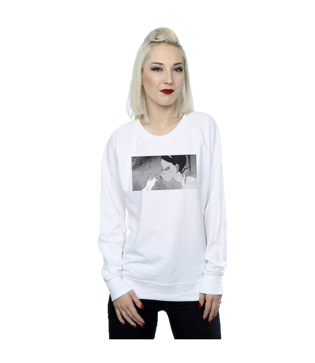 Disney Sweat Womens/Ladies The Princess And The Frog Kiss (La princesse et la grenouille) (Blanc) - UTBI32997-2