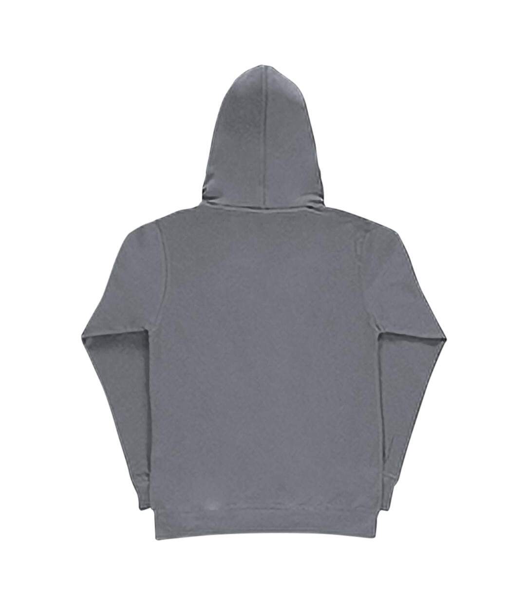 Sweatshirt Uni À Capuche Femme Gris SG-2