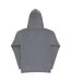 Sweatshirt Uni À Capuche Femme Gris SG-2