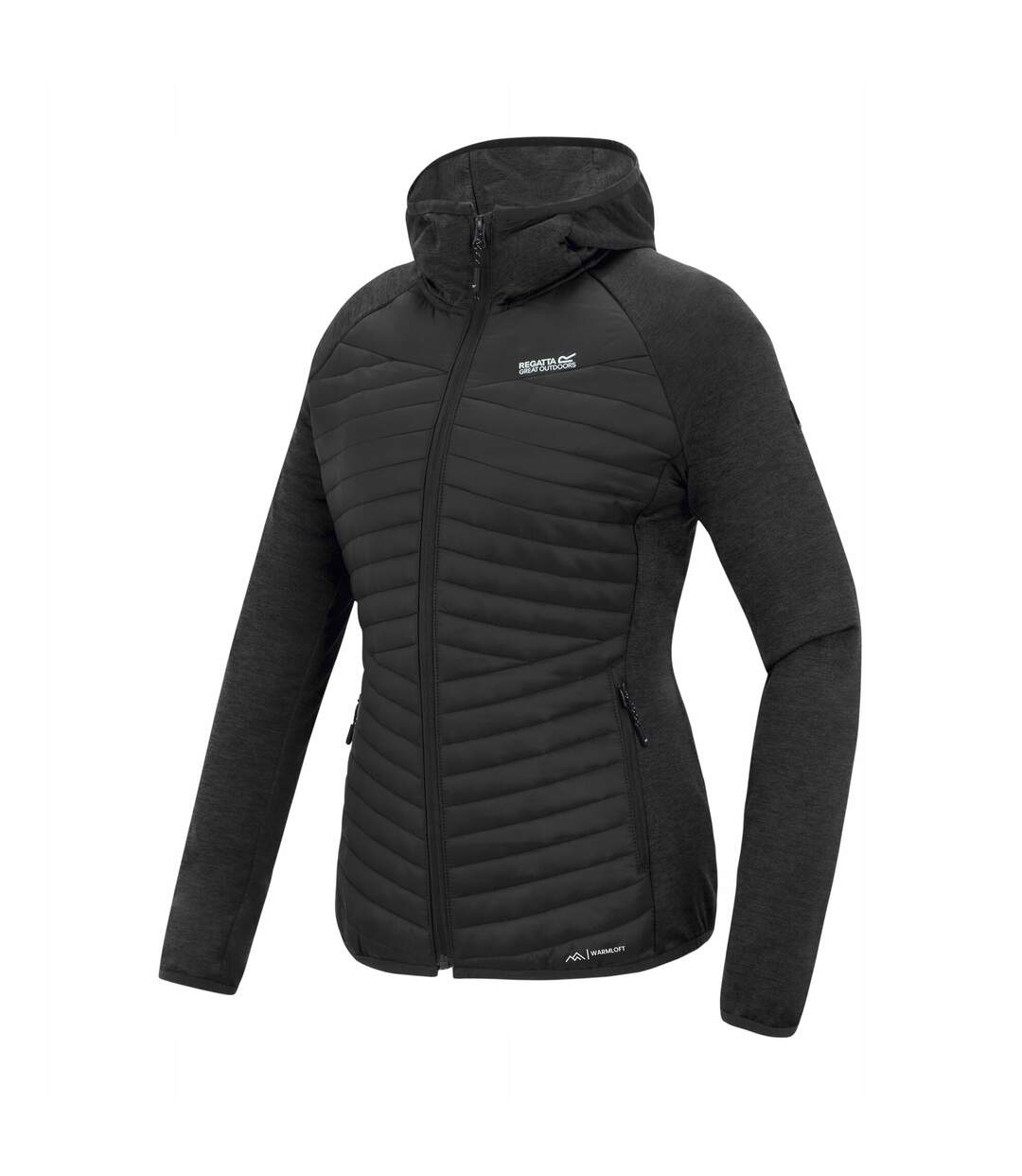 Doudoune Matelassée Andreson Hybrid Femme Noir Regatta-3