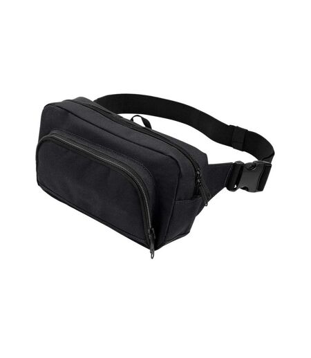Organiser Waist Bag One Size Black Bagbase