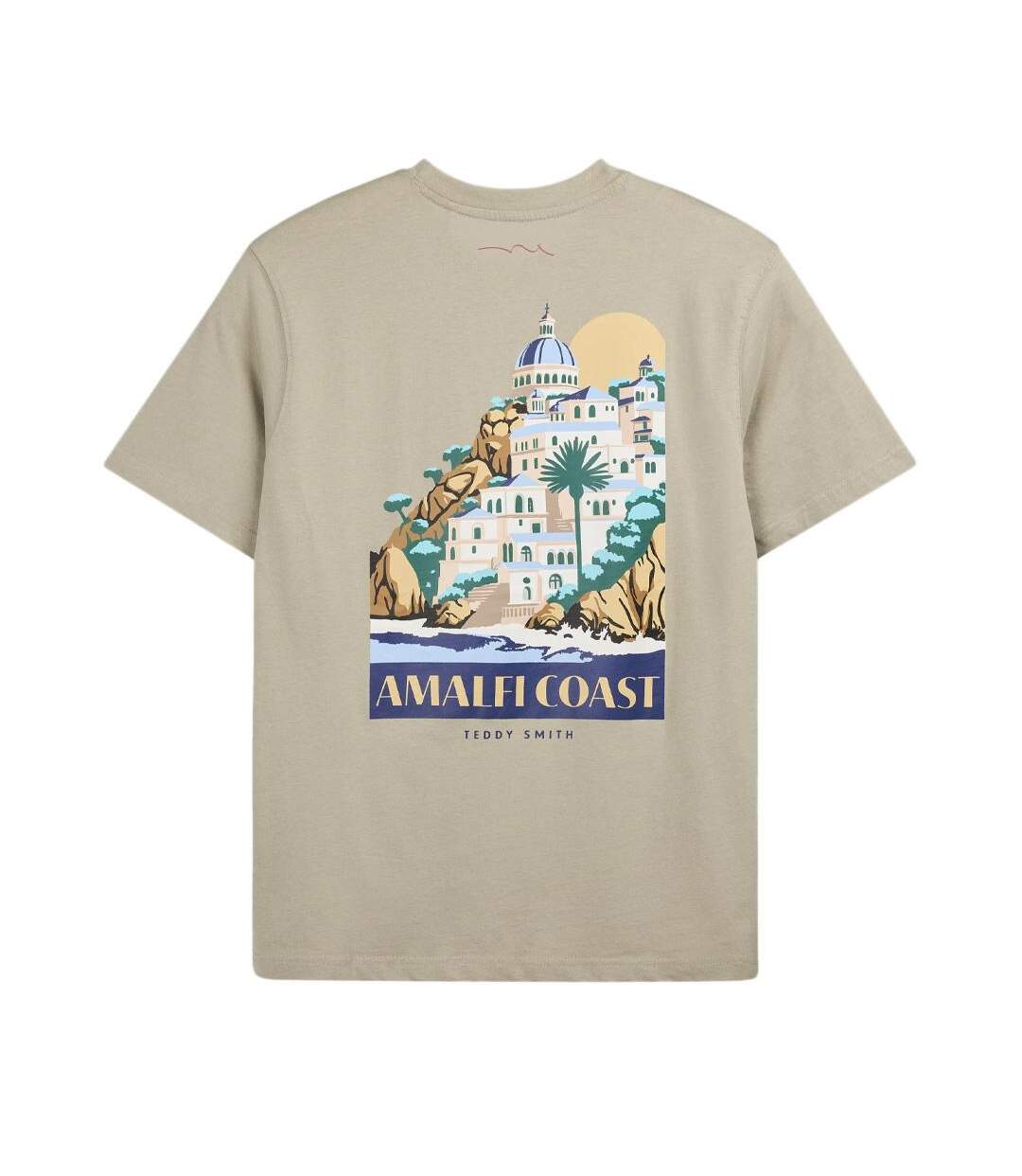 T-Shirt kaki homme teddy smith coast-2