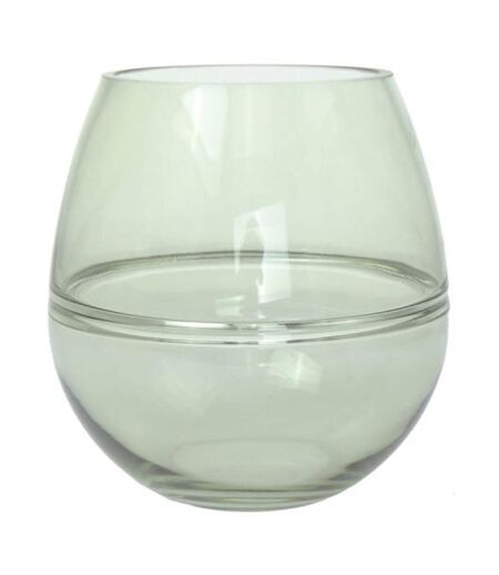 Vase Design en Verre Soufflé Diney 17cm Vert