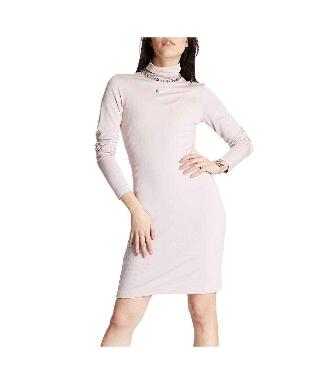 Robe rose clair femme nike swsh-1