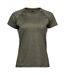 T-shirt Femme Olive Chiné Tee Jays-1