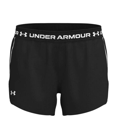 Short de sport noir femme under armour tech play up