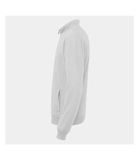 Cottover Unisex Adult Half Zip Sweatshirt (White)