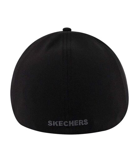 Mens Diamond Logo Baseball Cap Black Skechers