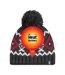 Bonnet Homme Thermique Doublé Polaire avec Pompon-2