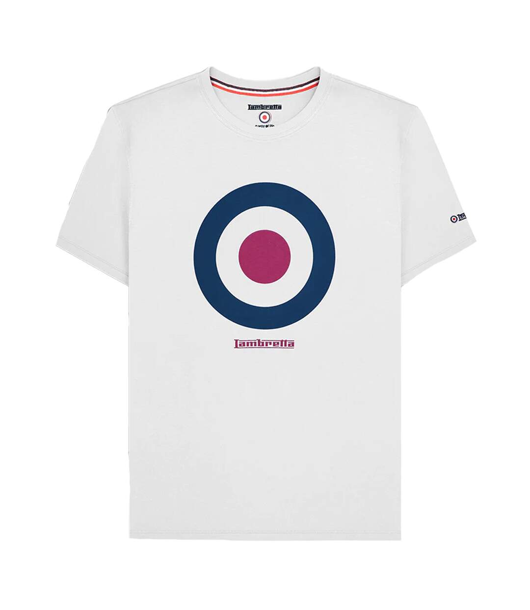 T-shirt ss24 homme blanc Lambretta-1