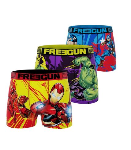 Lot de 3 boxers homme Marvels Freegun