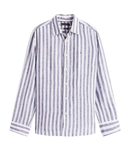 Chemise Manches Longues Bengal Homme Bleu Marine Tommy Hilfiger