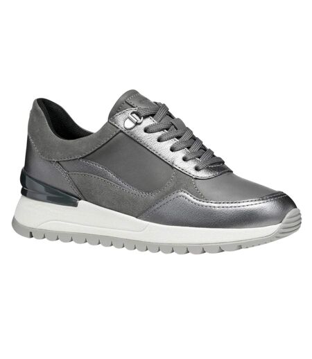 Baskets Desya Femme Gris Foncé Pistolet Geox