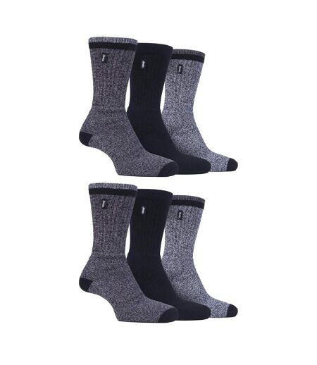 Mens 6 Pack Walking Boot Socks | Luxury Terrain Leisure Socks