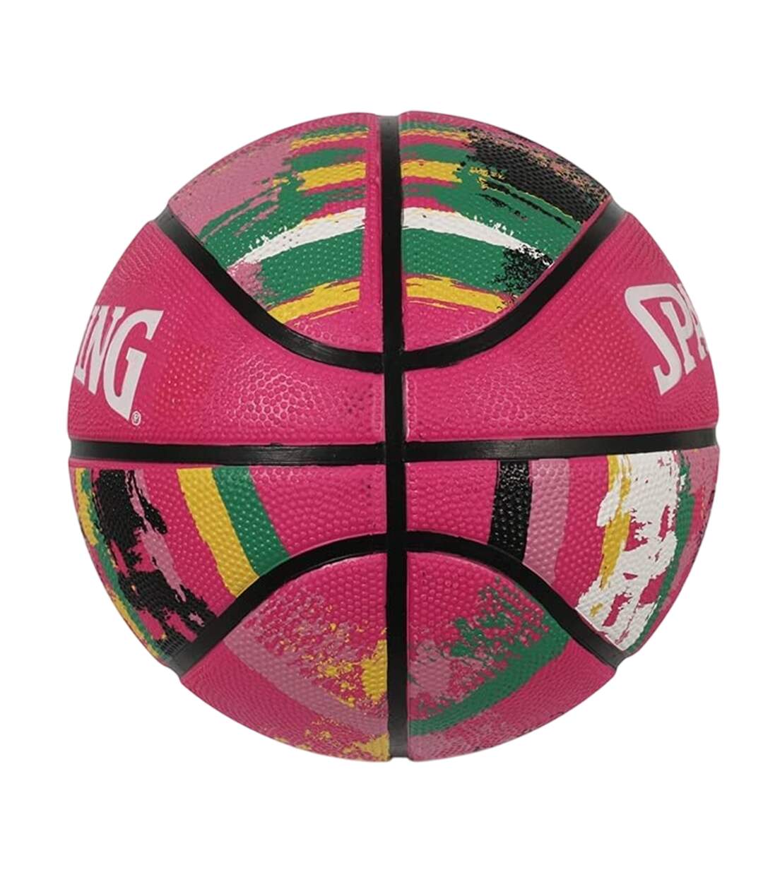 Ballon De Basket Motif/style Marbré Taille 7 Rose Spalding-2