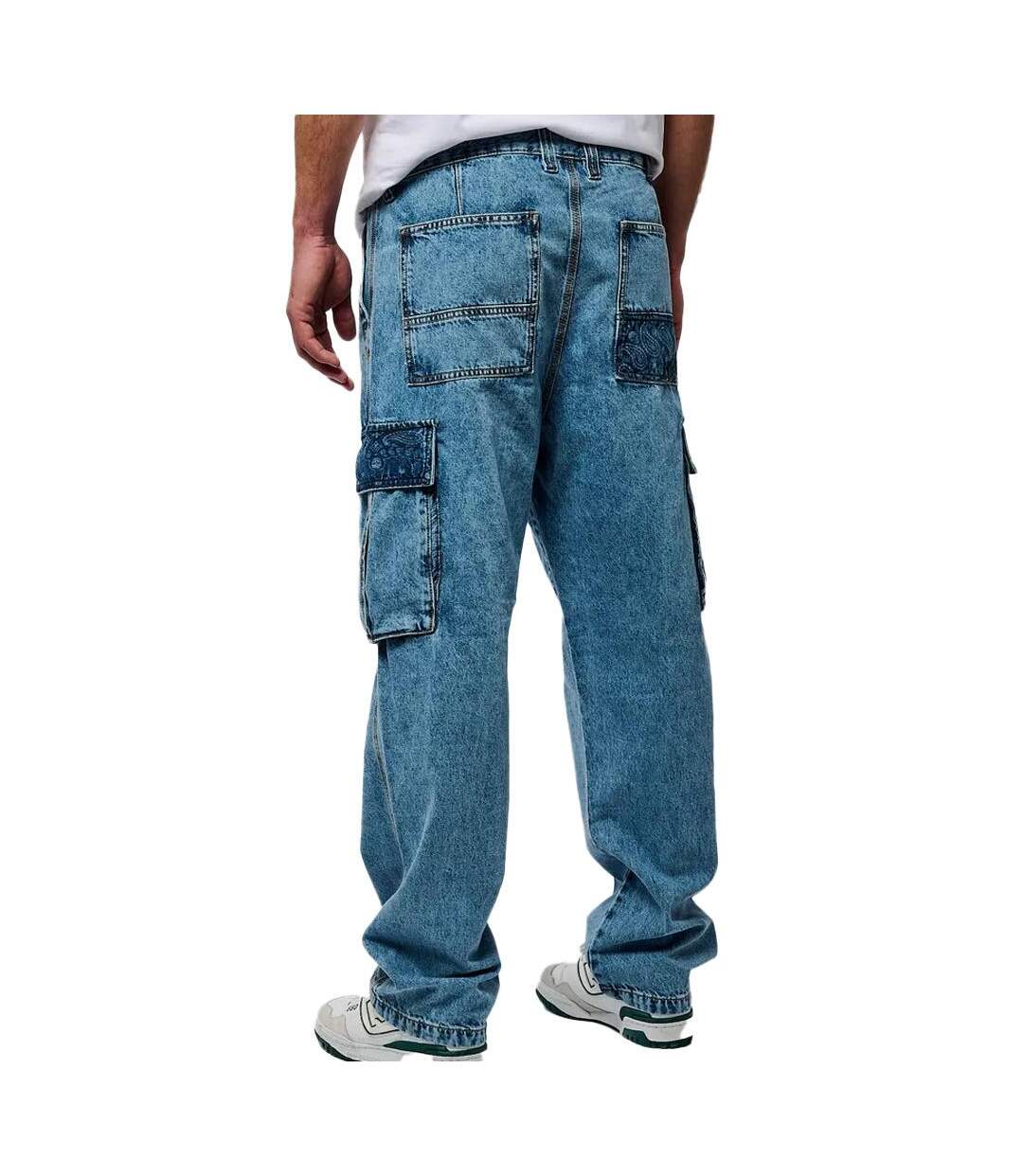 Jean cargo bleu homme kaporal kp asher - 26-2