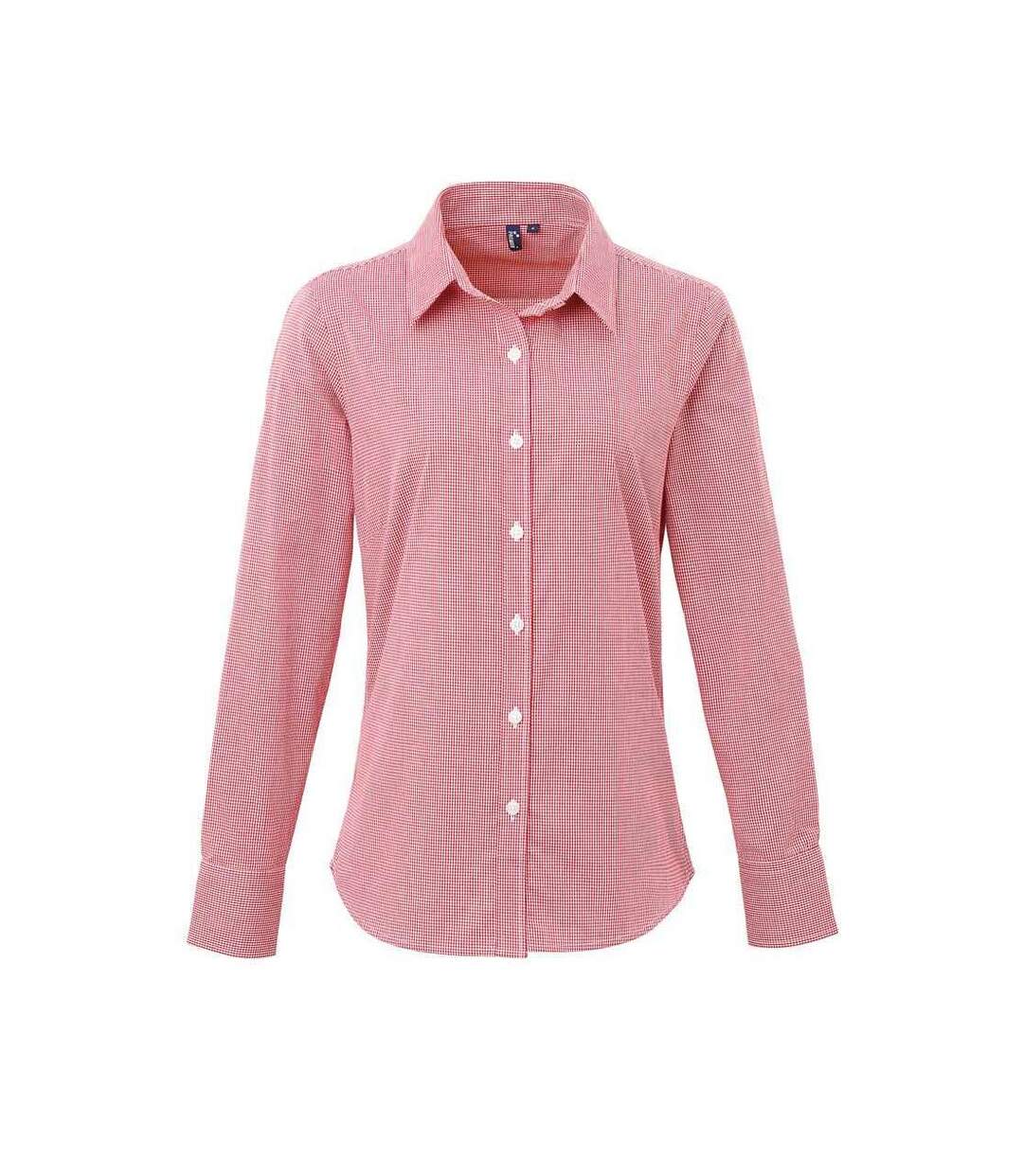 Chemisier Femme Rouge Blanc Premier-1