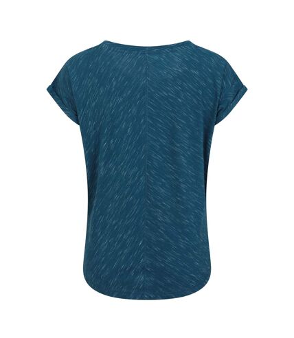 T-shirt retreat femme bleu sarcelle foncé Mountain Warehouse