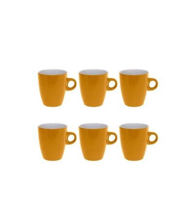 Lot de 6 Mugs Colorama 18cl Jaune