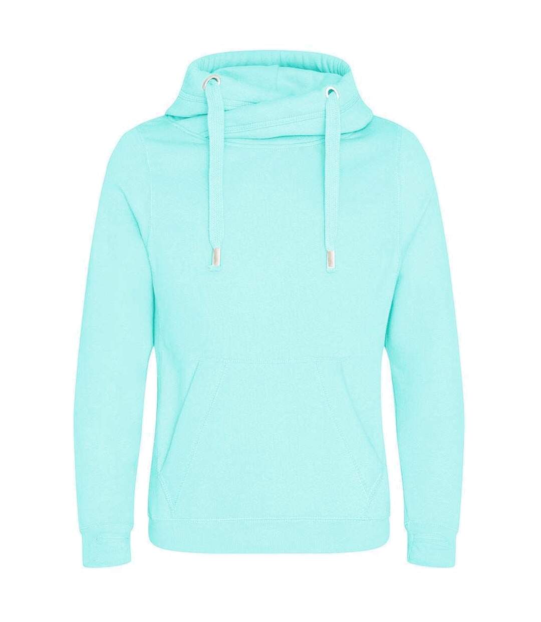 Sweat à capuche homme vert pâle Awdis-1