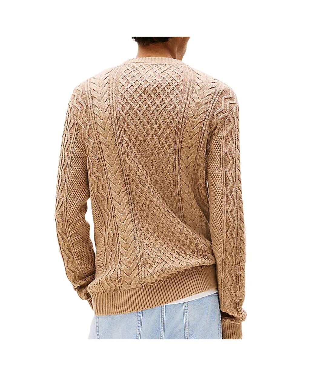 Pull beige homme tommy hilfiger dm0dm22101-2