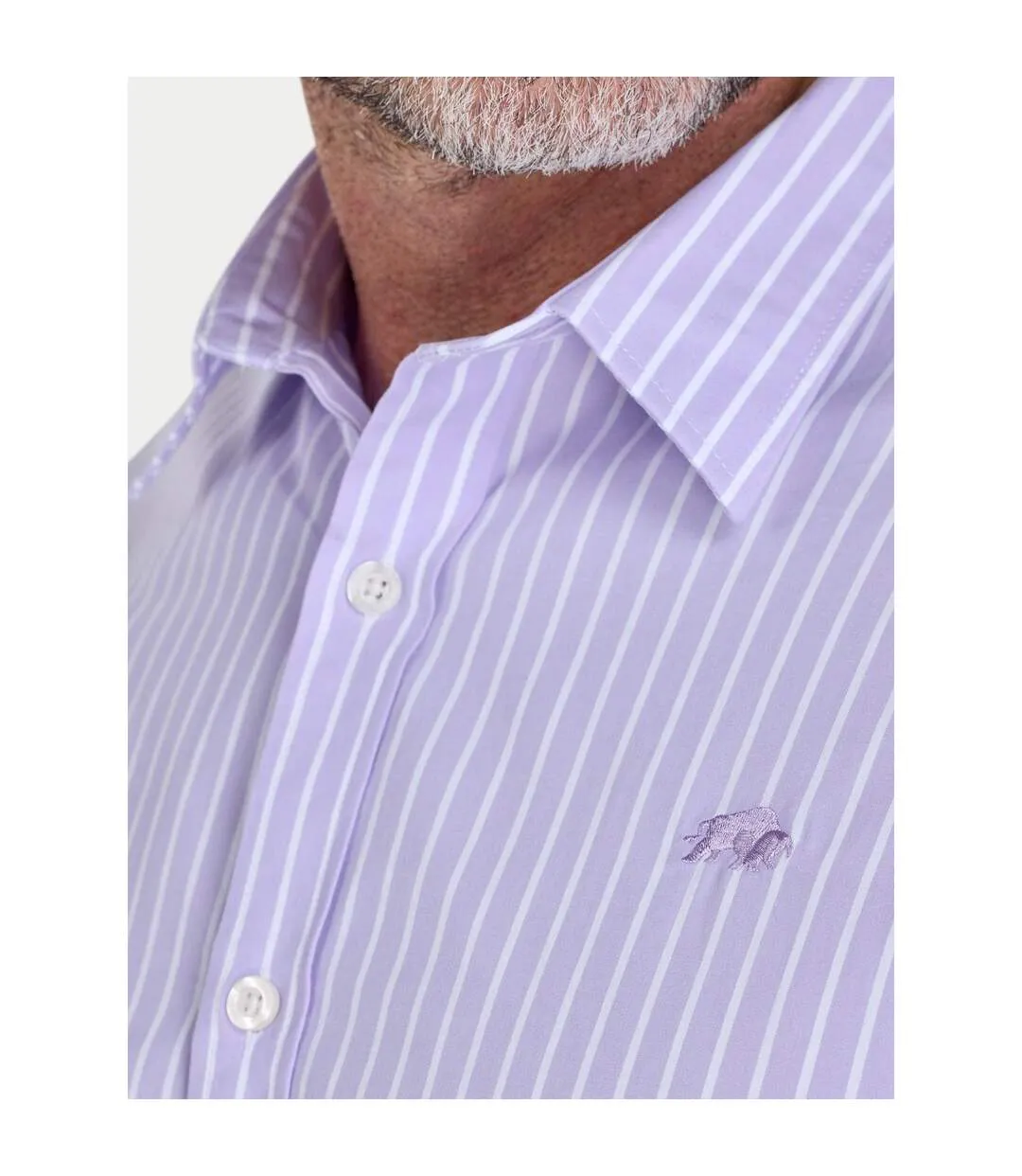 Chemise Classic Homme Lilas Raging Bull-4