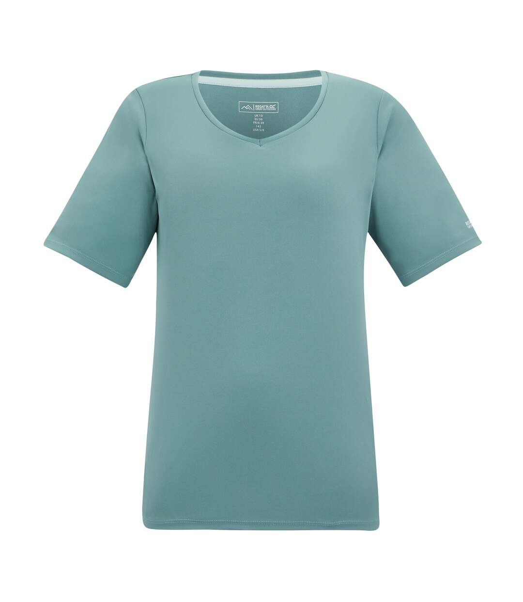 Womens/ladies Fingal V Neck T-shirt Ivy Moss Regatta-2