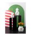 Vase Déco Corps Femme 32cm Blanc-2