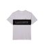 T-shirt Motif/style Blocs De Couleurs Homme Gris Lacoste-1