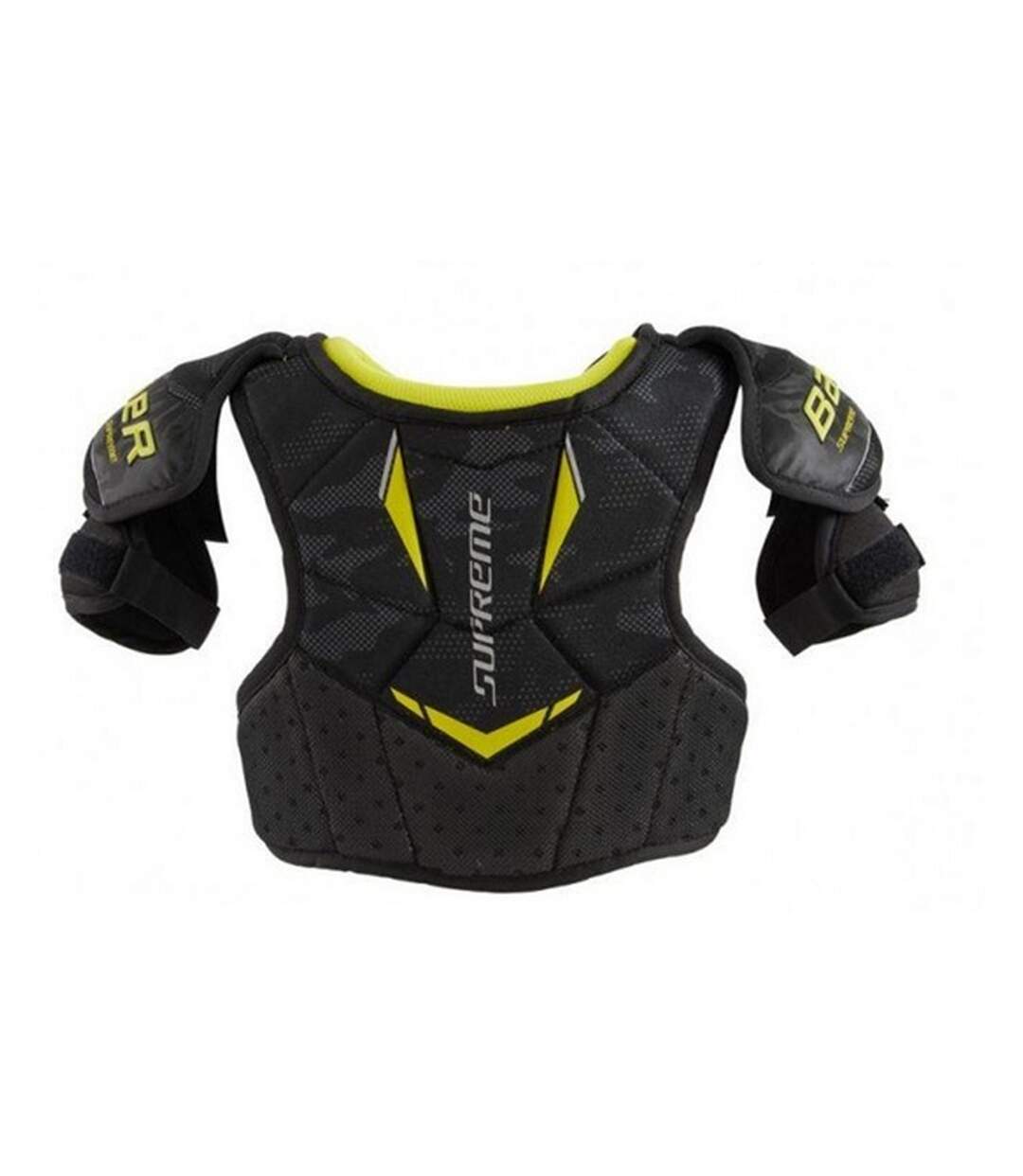 Childrens/kids Ultrasonic Ice Hockey Shoulder Pad M Black Yellow Bauer-2