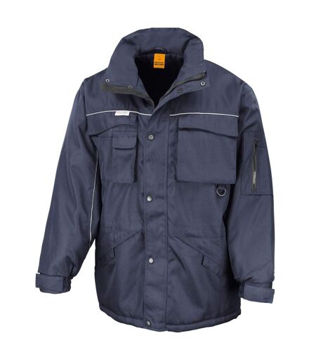 WORK-GUARD by Result Mens Heavy Duty Coat (Navy)