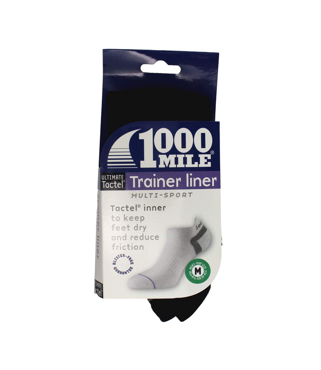 Ultimate Tactel Trainer Liner Socks - 1 Pack Mens Double Layer Socks-2