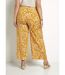 Pantalon large taille élastiquée fleuri ou uni-2
