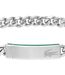 Mens Black Ion Plating Stainless Steel Bracelet One Size Silver Lacoste-2