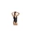 Maillot De Bain 1 Pièce 3s Femme Noir Blanc Adidas-1