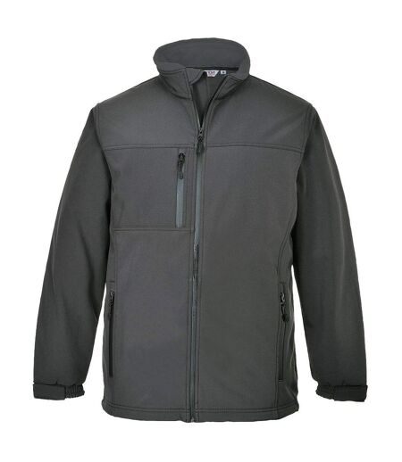 Portwest Mens Soft Shell Jacket (Gray)