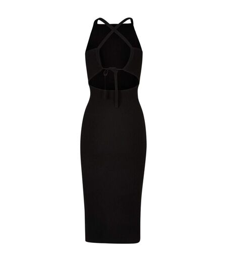 Robe Mi-longue Femme Noir Urban Classics