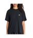 T-Shirt noir femme adidas trefoil-1