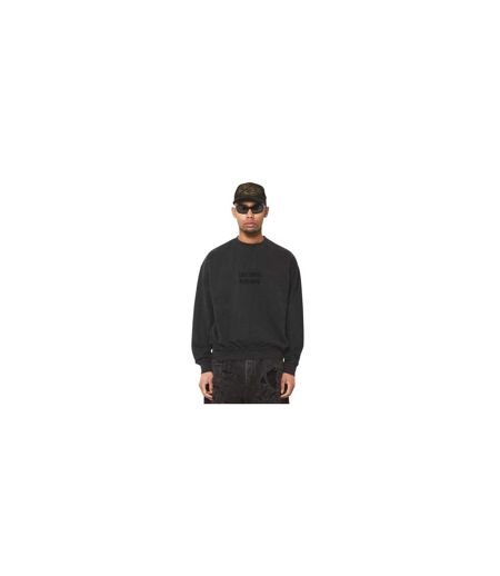 Sweat Manches Longues Motif/style Punk Homme Noir LY