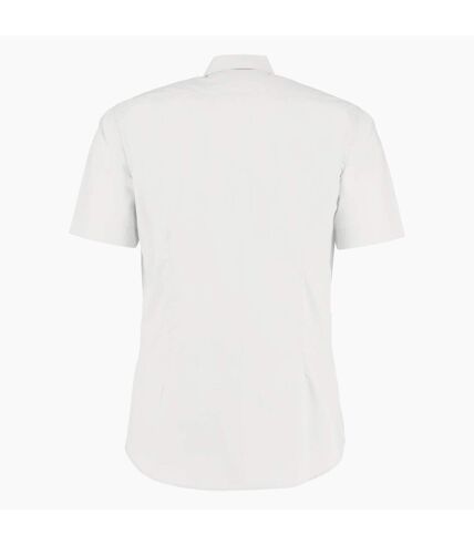 Kustom Kit Mens Short Sleeve Business Shirt (White)